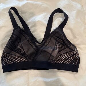 Lululemon Athletica Black Mesh Bra